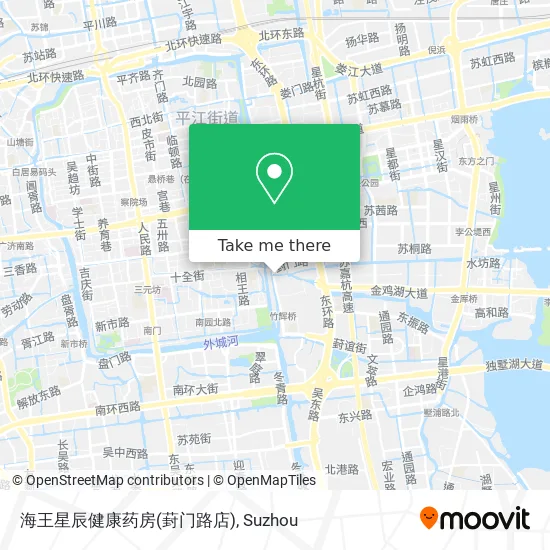 海王星辰健康药房(葑门路店) map