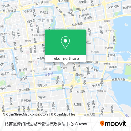 姑苏区葑门街道城市管理行政执法中心 map