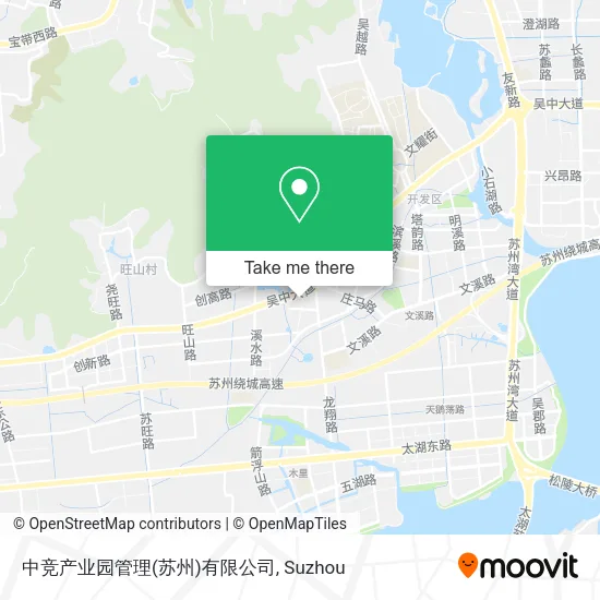 中竞产业园管理(苏州)有限公司 map
