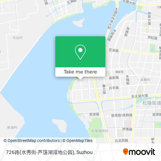 726路(水秀街-芦荡湖湿地公园) map
