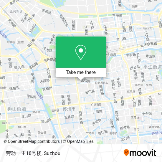 劳动一里18号楼 map