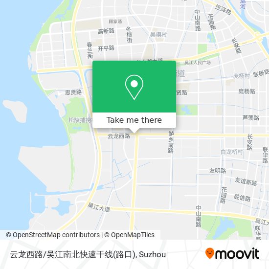 云龙西路/吴江南北快速干线(路口) map