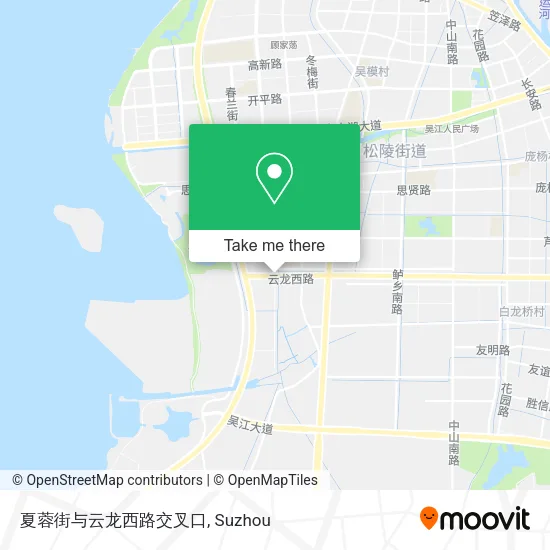 夏蓉街与云龙西路交叉口 map