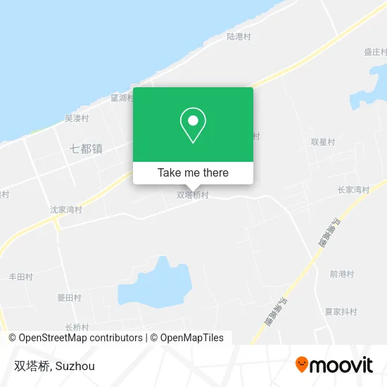 双塔桥 map