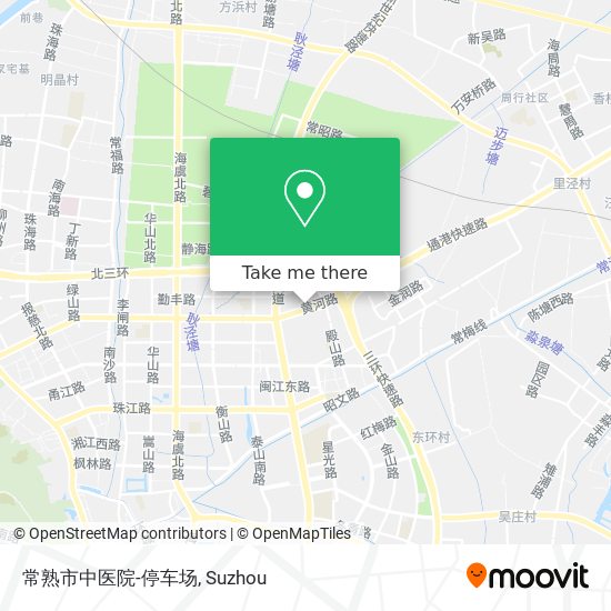 常熟市中医院-停车场 map