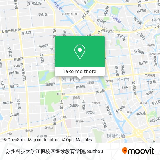 苏州科技大学江枫校区继续教育学院 map