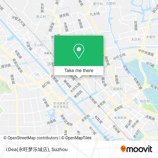 i:Dea(永旺梦乐城店) map