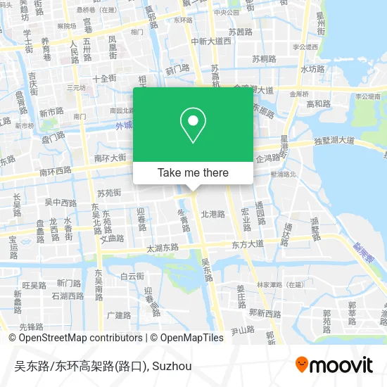 吴东路/东环高架路(路口) map