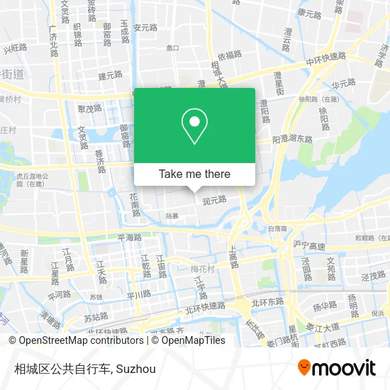 相城区公共自行车 map