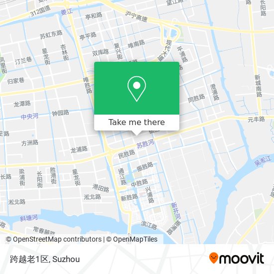 跨越老1区 map