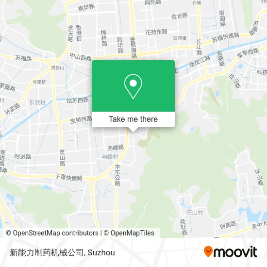 新能力制药机械公司 map