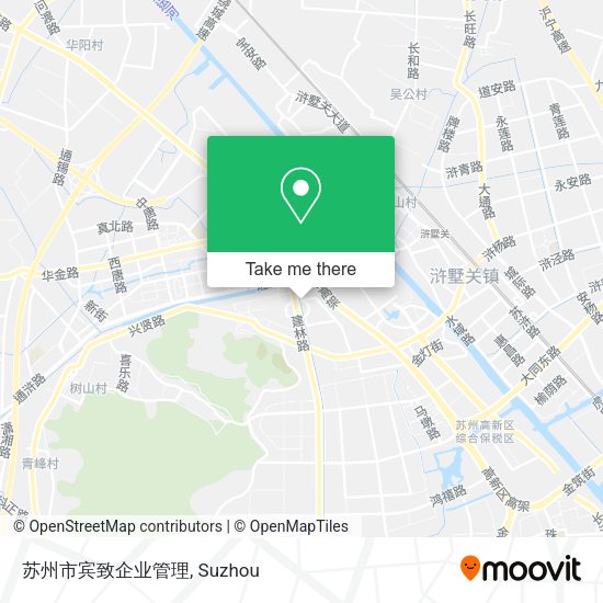 苏州市宾致企业管理 map