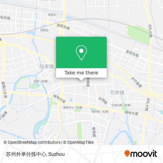 苏州外单分拣中心 map