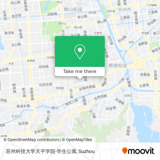 苏州科技大学天平学院-学生公寓 map