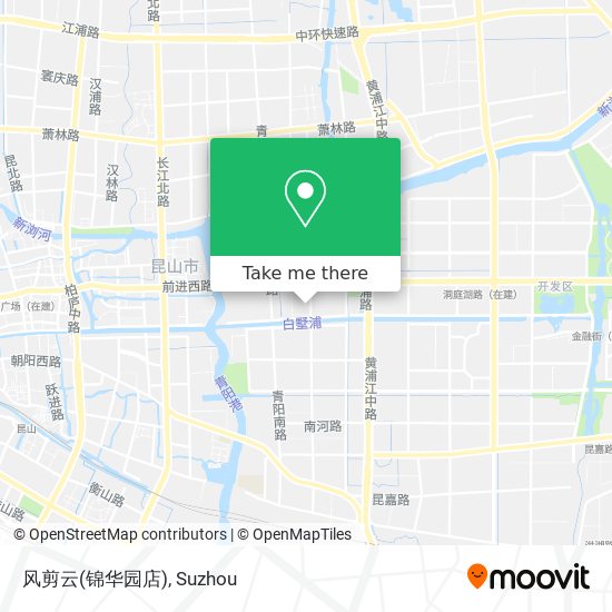 风剪云(锦华园店) map