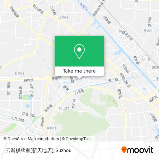 云新棋牌室(新天地店) map