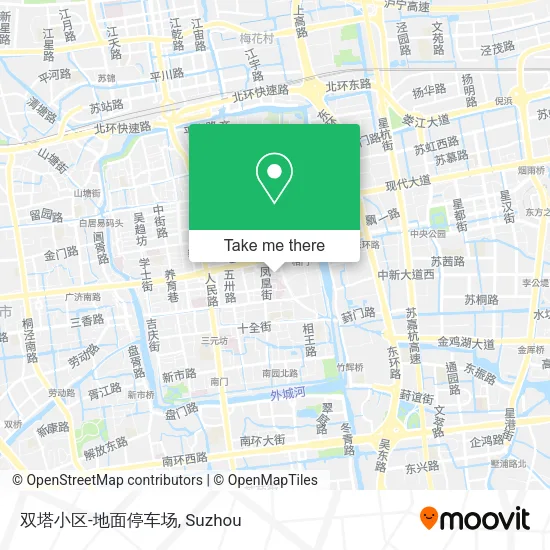 双塔小区-地面停车场 map