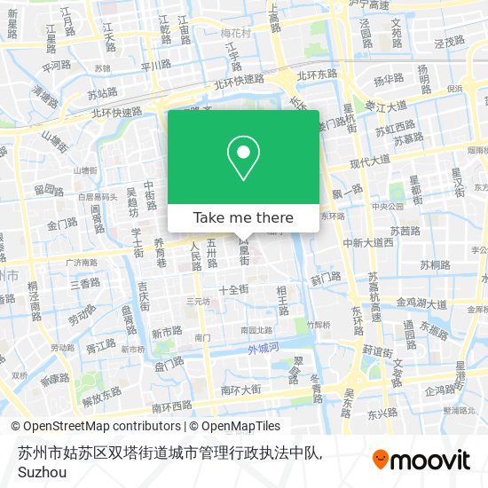 苏州市姑苏区双塔街道城市管理行政执法中队 map