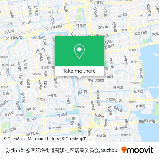 苏州市姑苏区双塔街道葑溪社区居民委员会 map