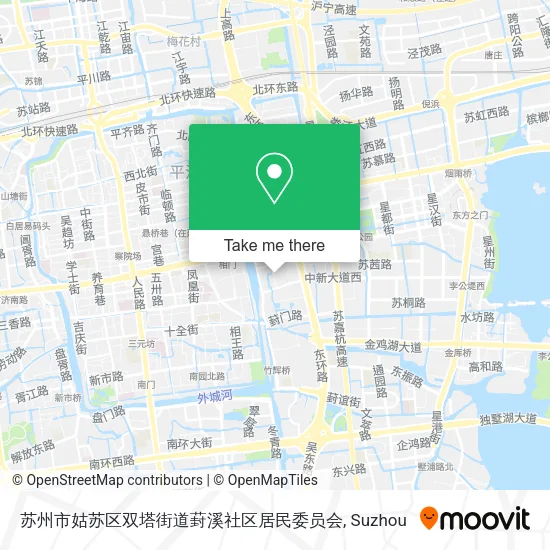 苏州市姑苏区双塔街道葑溪社区居民委员会 map