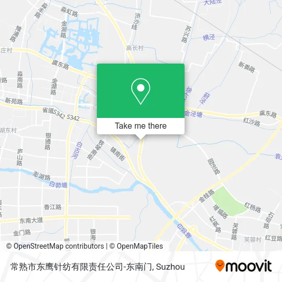 常熟市东鹰针纺有限责任公司-东南门 map
