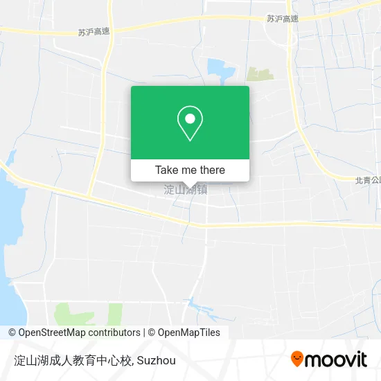 淀山湖成人教育中心校 map