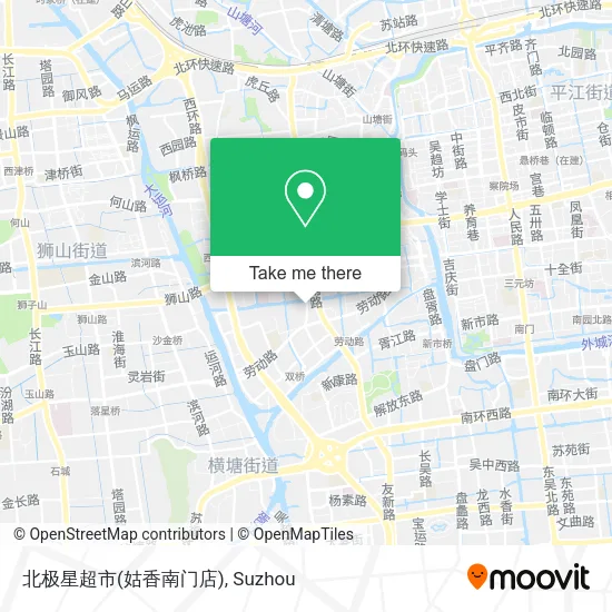 北极星超市(姑香南门店) map
