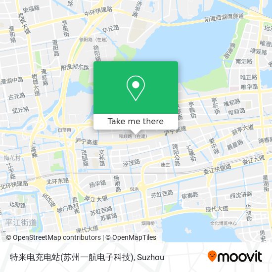 特来电充电站(苏州一航电子科技) map