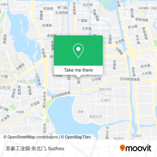 苏豪工业园-东北门 map