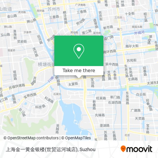 上海金一黄金银楼(世贸运河城店) map