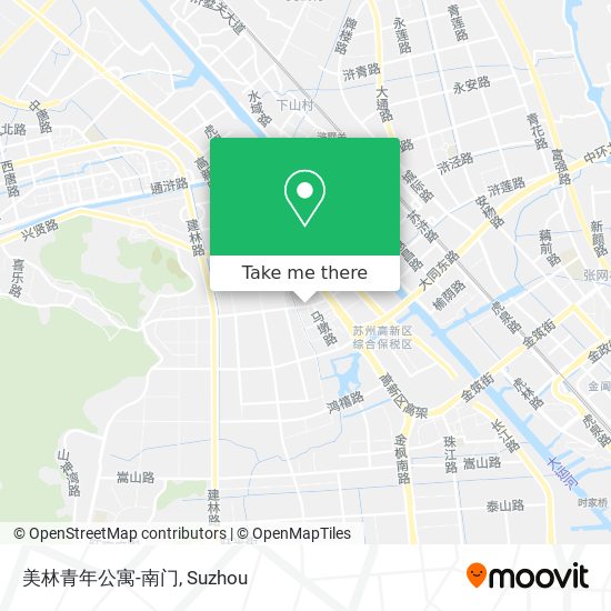 美林青年公寓-南门 map