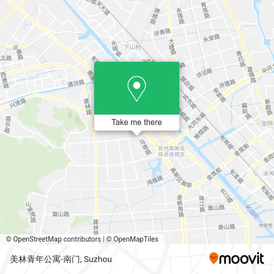 美林青年公寓-南门 map