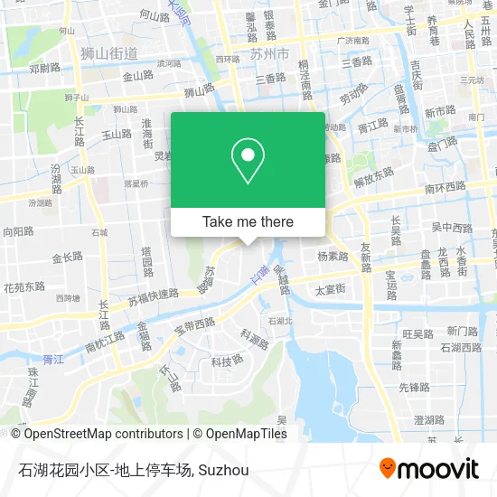 石湖花园小区-地上停车场 map