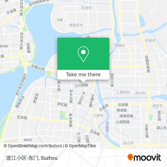 渡江小区-东门 map