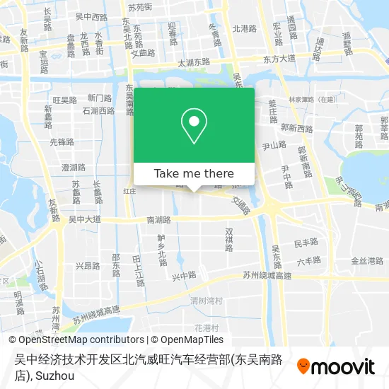 吴中经济技术开发区北汽威旺汽车经营部(东吴南路店) map