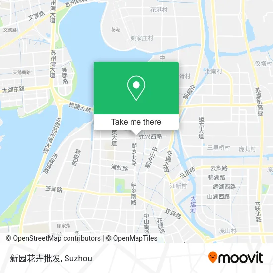 新园花卉批发 map