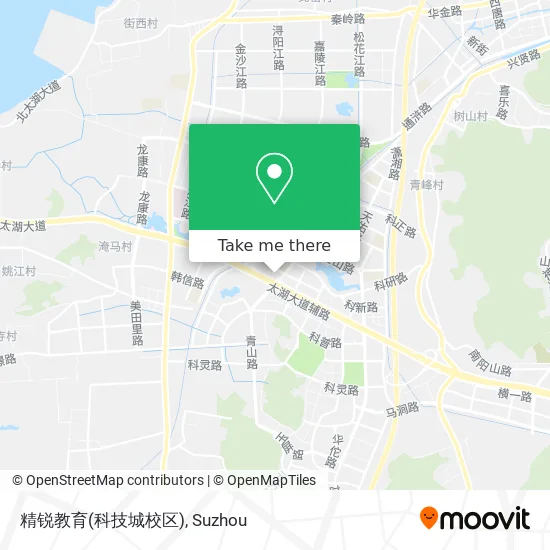 精锐教育(科技城校区) map