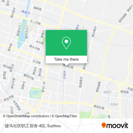 骏马社区职工宿舍-4区 map