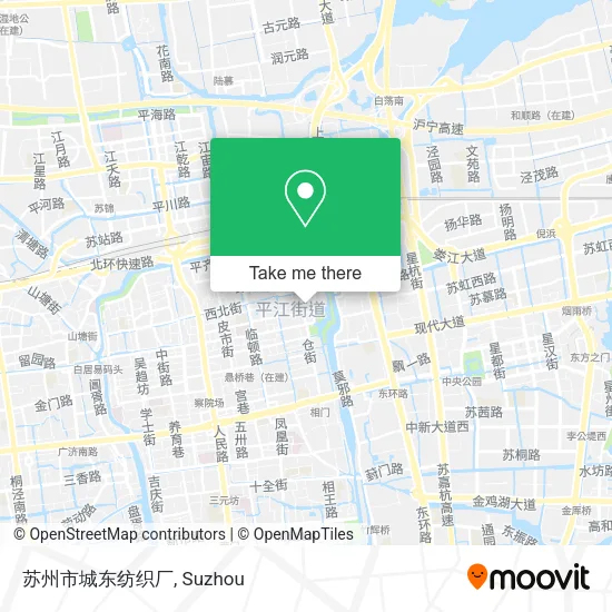 苏州市城东纺织厂 map