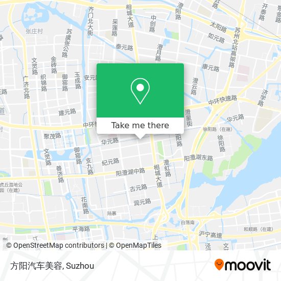 方阳汽车美容 map