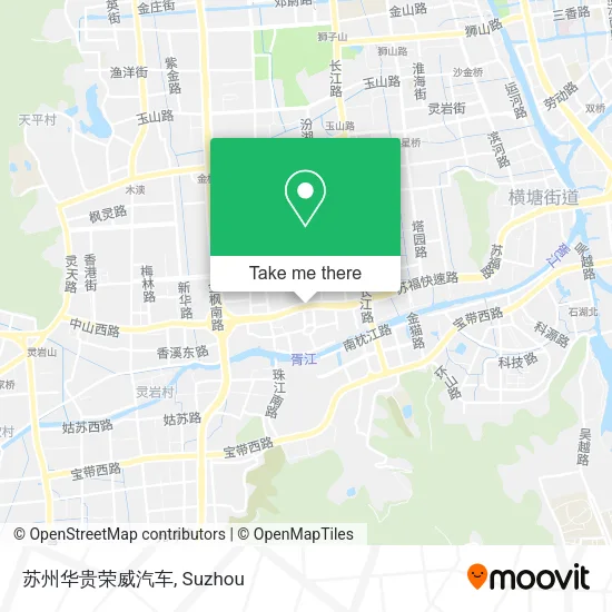 苏州华贵荣威汽车 map
