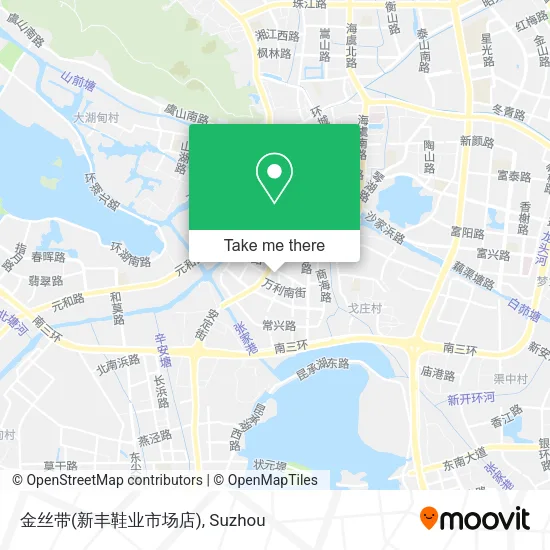 金丝带(新丰鞋业市场店) map
