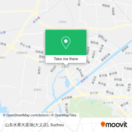 山东水果大卖场(大义店) map