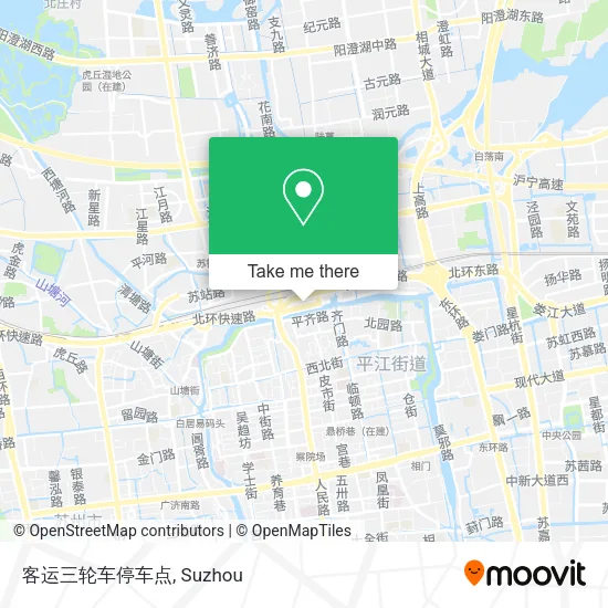 客运三轮车停车点 map