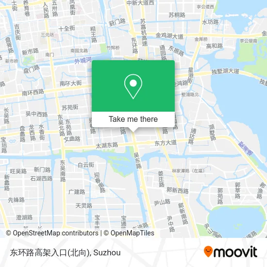 东环路高架入口(北向) map