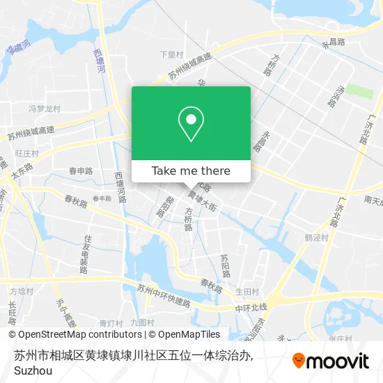 苏州市相城区黄埭镇埭川社区五位一体综治办 map