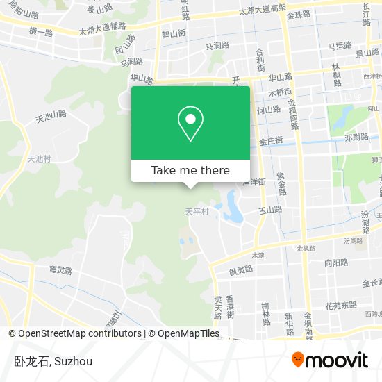 卧龙石 map