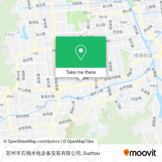 苏州市石领水电设备安装有限公司 map