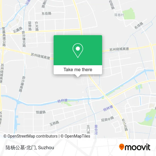 陆杨公墓-北门 map
