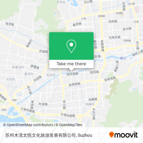苏州木渎太悦文化旅游发展有限公司 map